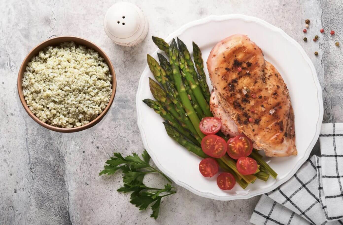 Lunch for Muay Thai meal plan