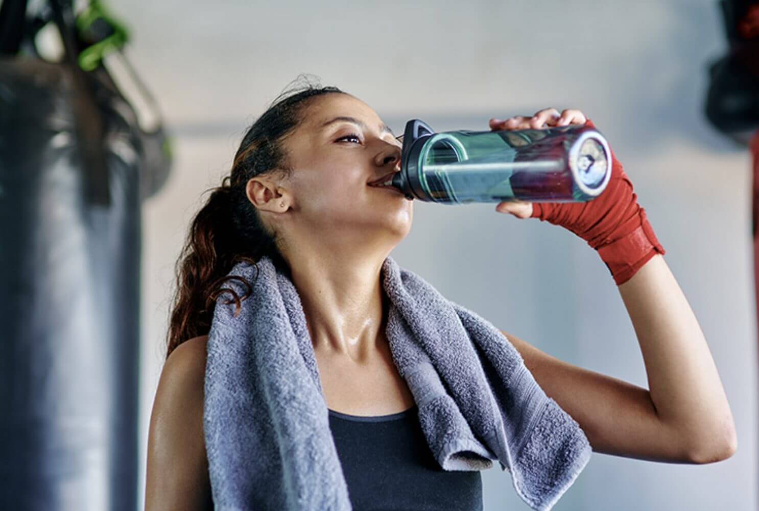 Muay Thai boxer hydration