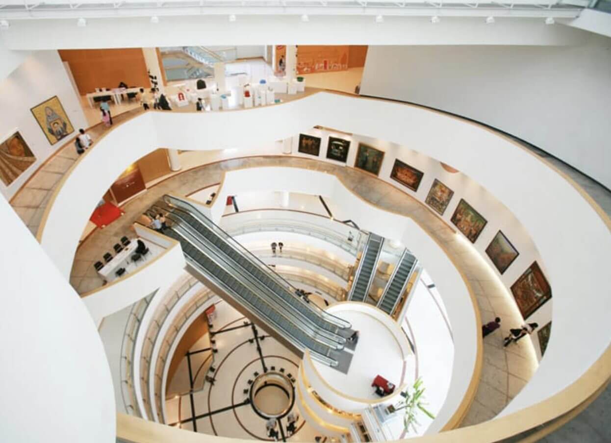 Bangkok Art and Culture Centre with friends