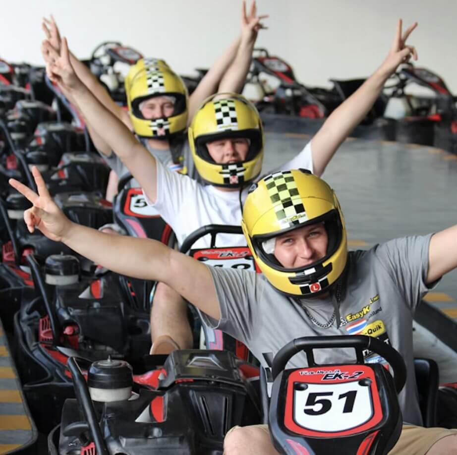 Go Kart Racing with your friends in Bangkok