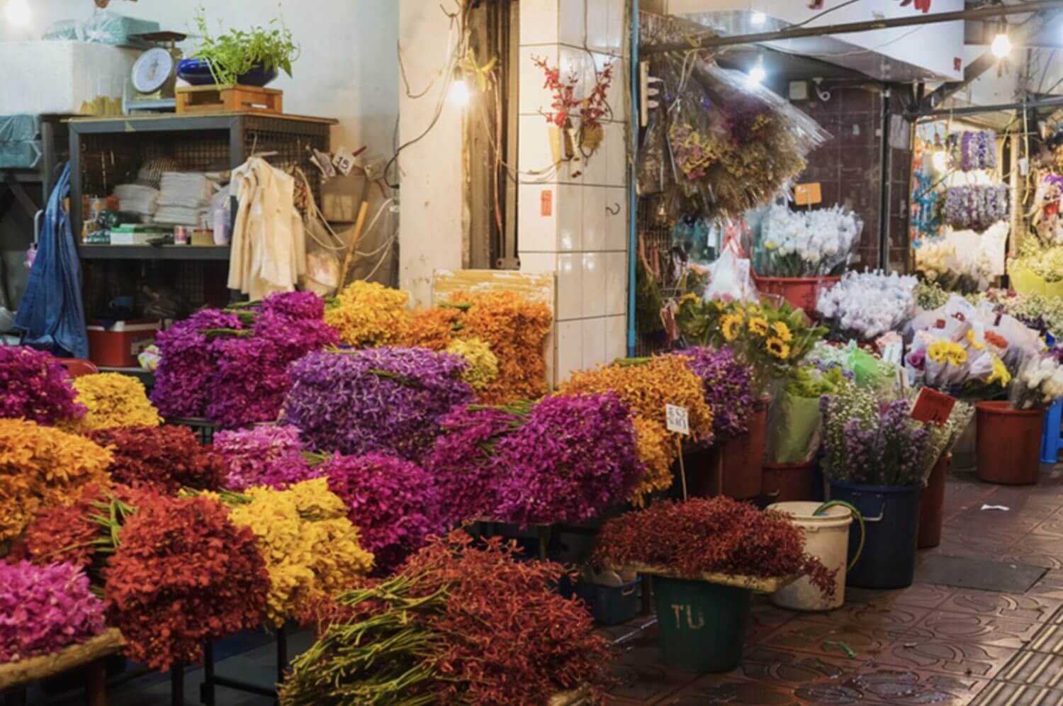 Flower market in Bangkok