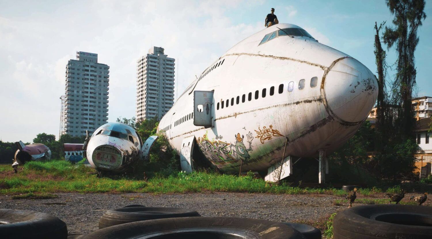 Airplane Graveyard in Bangkok