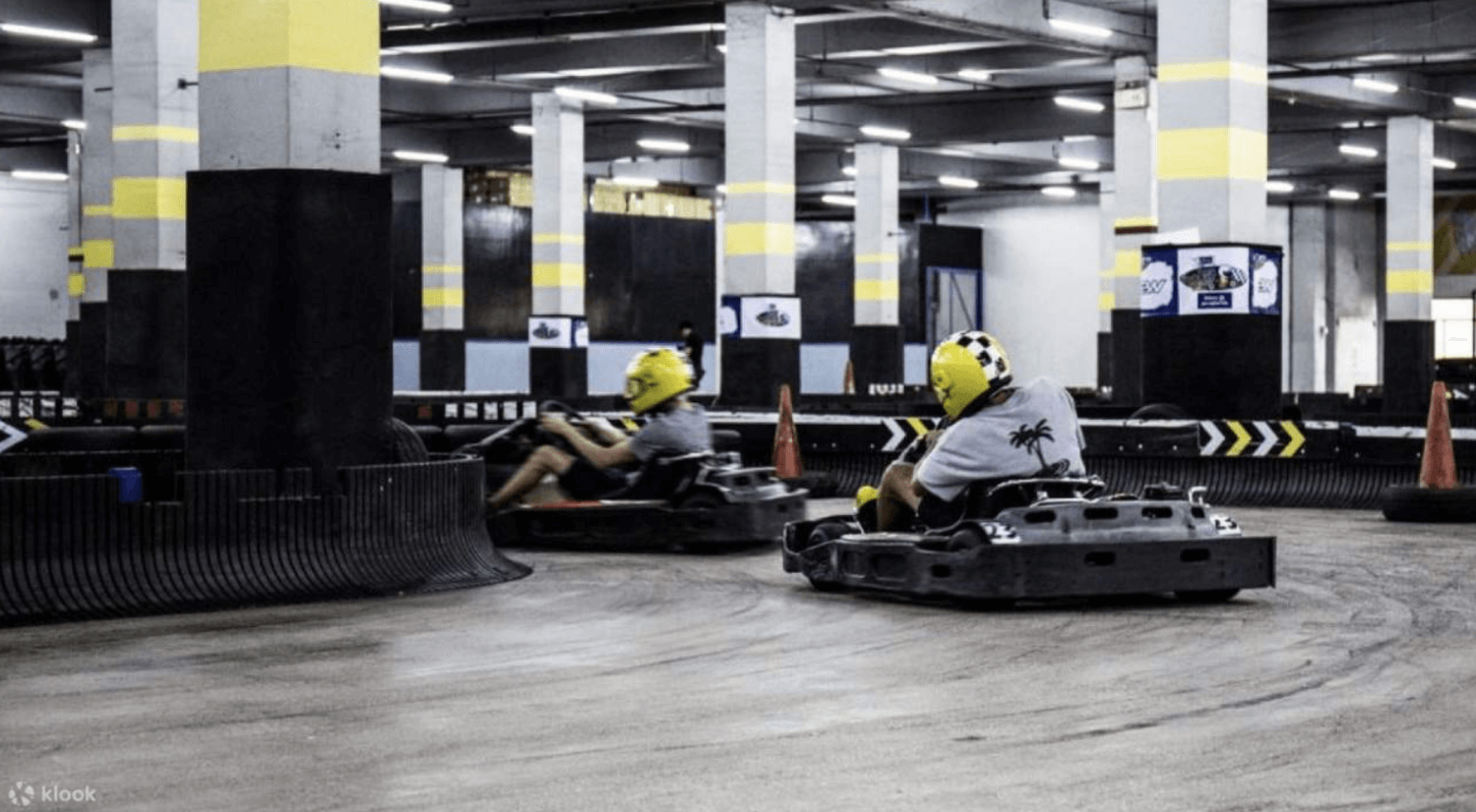 Go Go-Kart Racing at Night 