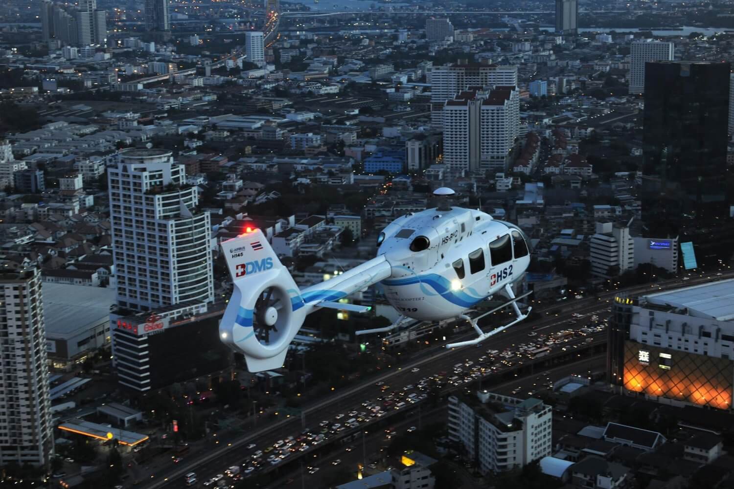 Take a Helicopter Ride Over Bangkok’s Skyline 