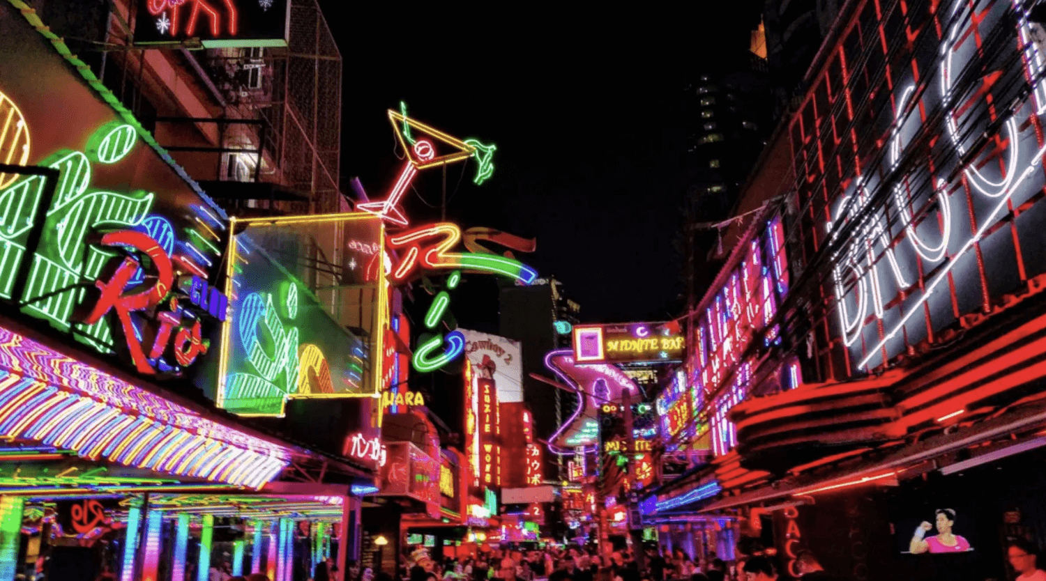 Party at the Neon-Lit Soi Cowboy
