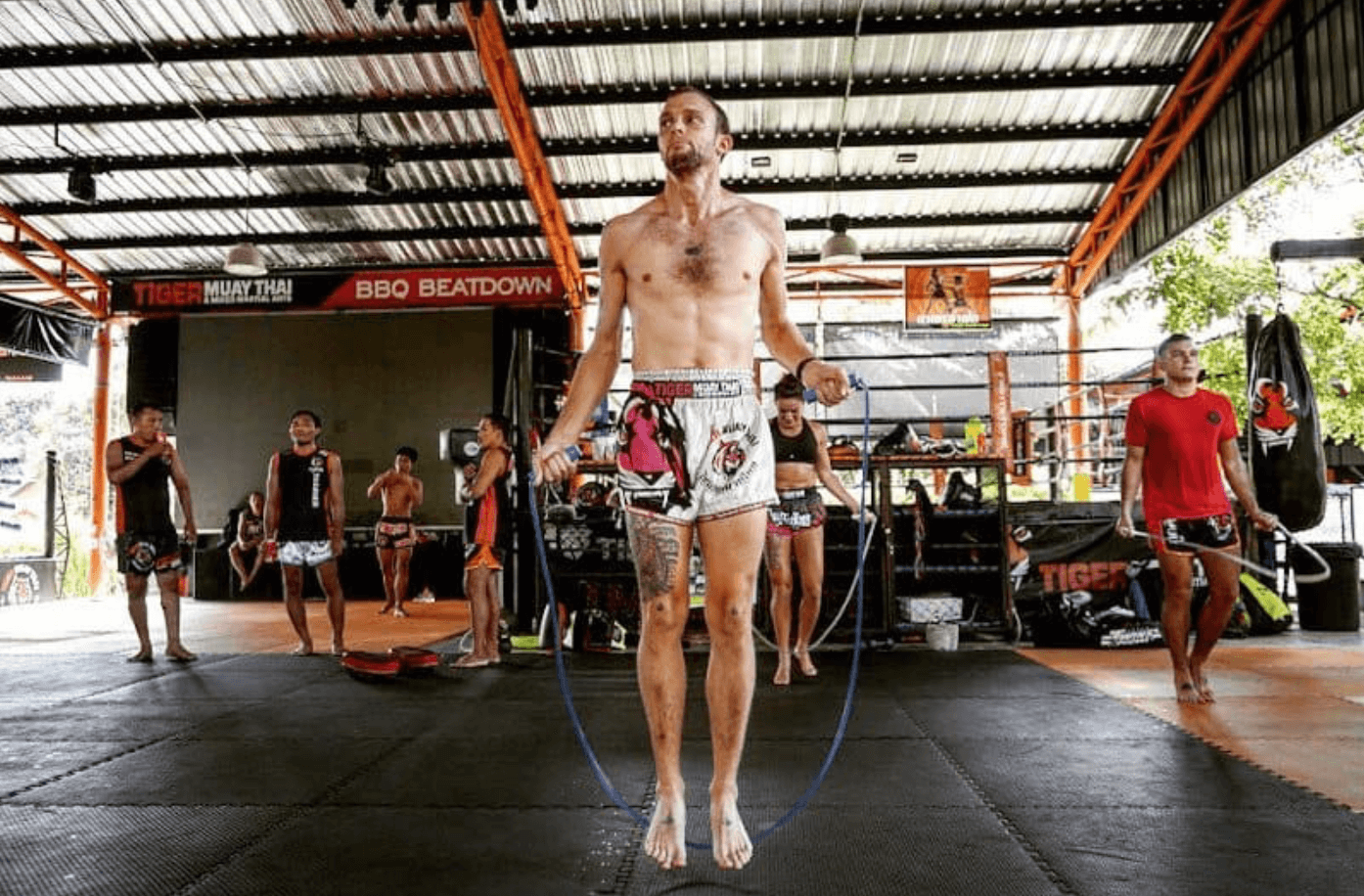 Muay Thai warmup